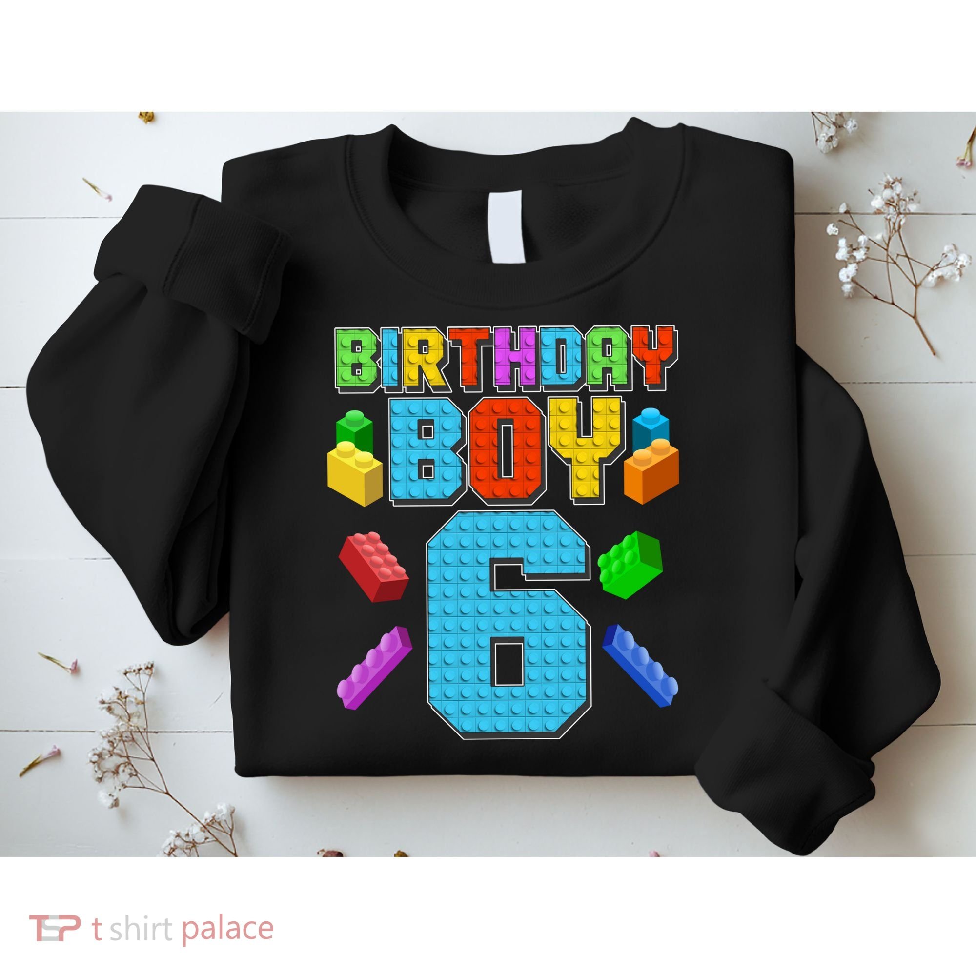 Funny Birthday Boy 6th Birthday Lego Master Builder Sweatshirt