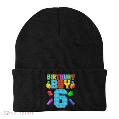 Funny Birthday Boy 6th Birthday Lego Master Builder Beanie