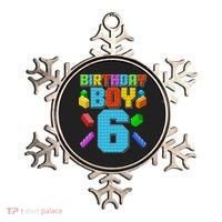 Funny Birthday Boy 6th Birthday Lego Master Builder Ornament thumb 0
