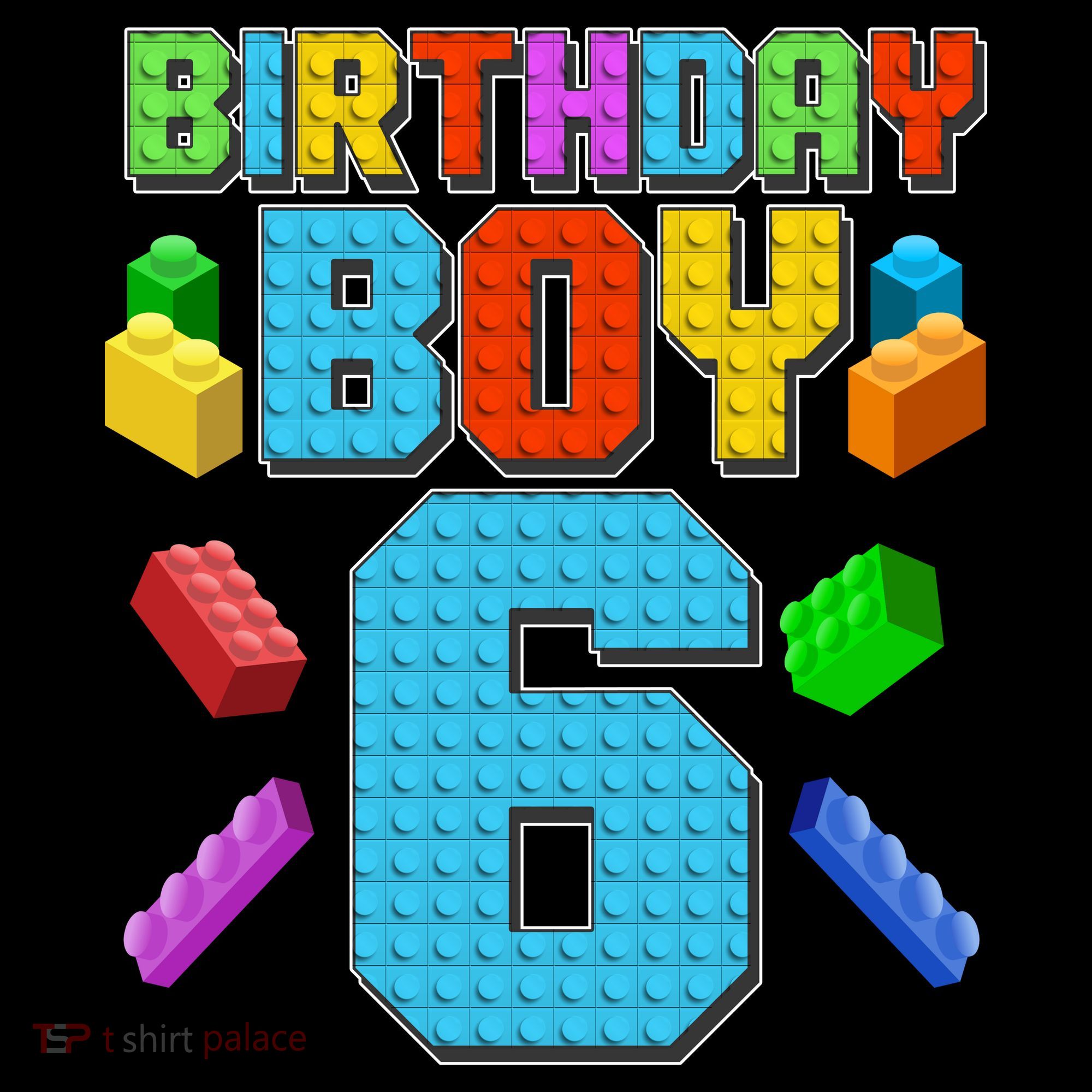 Funny Birthday Boy 6th Birthday Lego Master Builder Women's Tank Top
