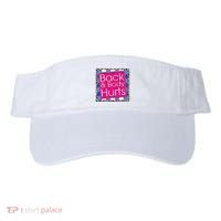 Funny Back Body Hurts Quote Workout Gym Visor thumb 0