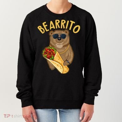 Funny Bearrito Bear Women's Sweatshirt