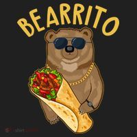 Funny Bearrito Bear Women's Sweatshirt thumb 2