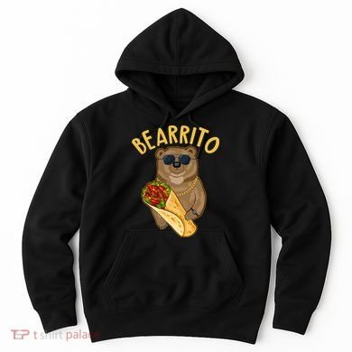 Funny Bearrito Bear Hoodie