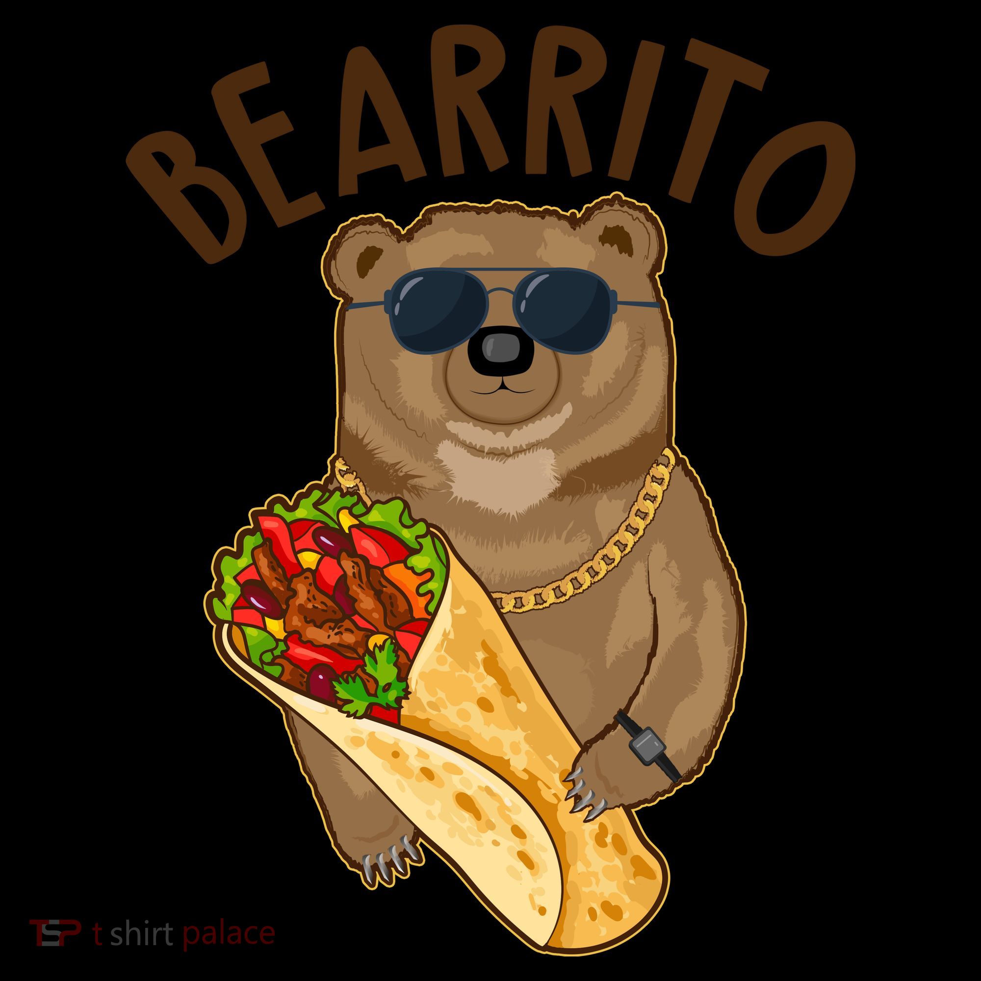 Funny Bearrito Bear Coffee Mug