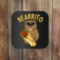 Funny Bearrito Bear Coaster thumb 0
