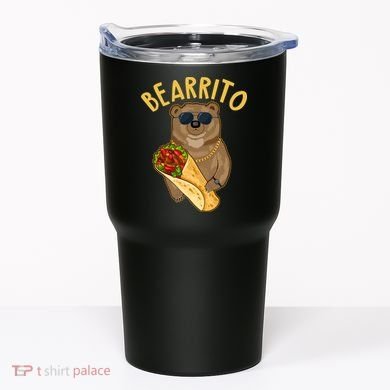 Funny Bearrito Bear Tumbler