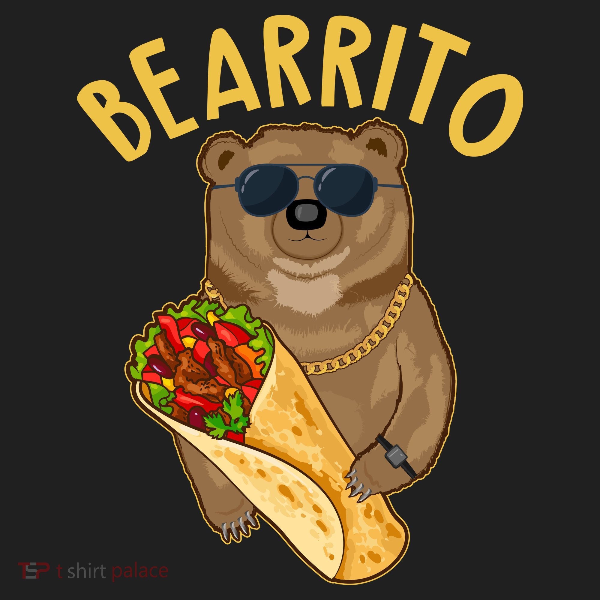 Funny Bearrito Bear Tumbler