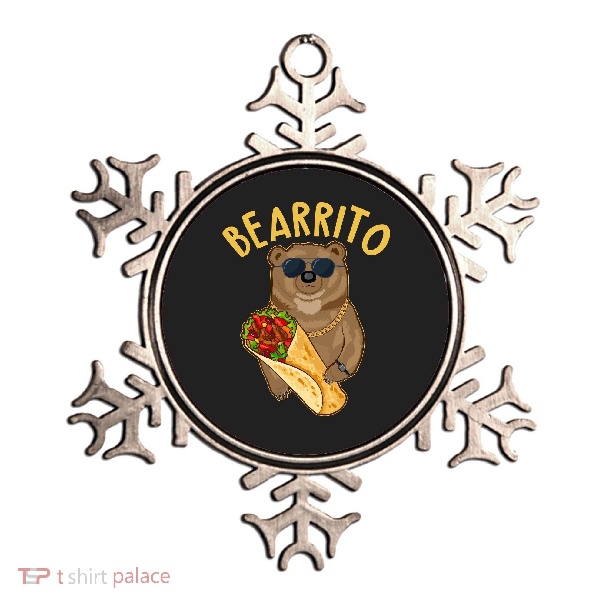 Funny Bearrito Bear Ornament