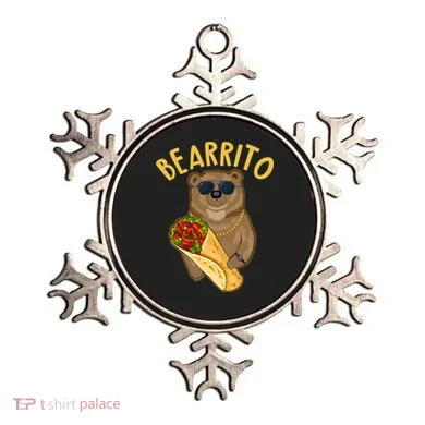 Funny Bearrito Bear Ornament