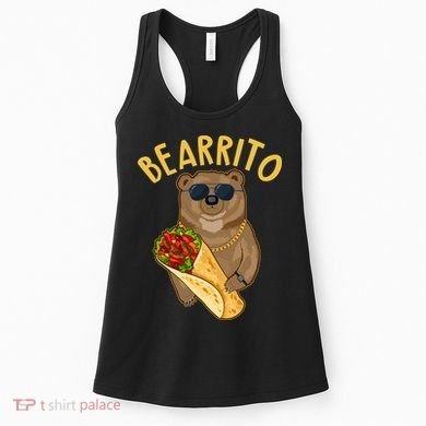 Funny Bearrito Bear Women's Tank Top