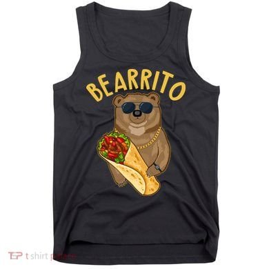 Funny Bearrito Bear Tank Top