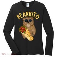 Funny Bearrito Bear Women's Long Sleeve Shirt thumb 0