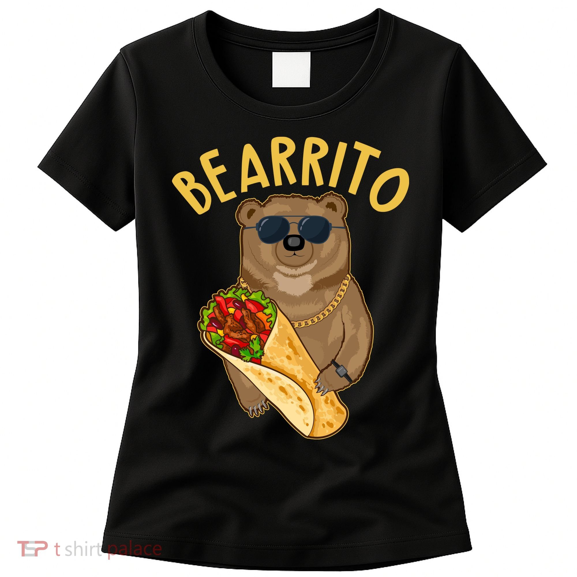Funny Bearrito Bear Women's T-Shirt