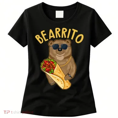 Funny Bearrito Bear Women's T-Shirt