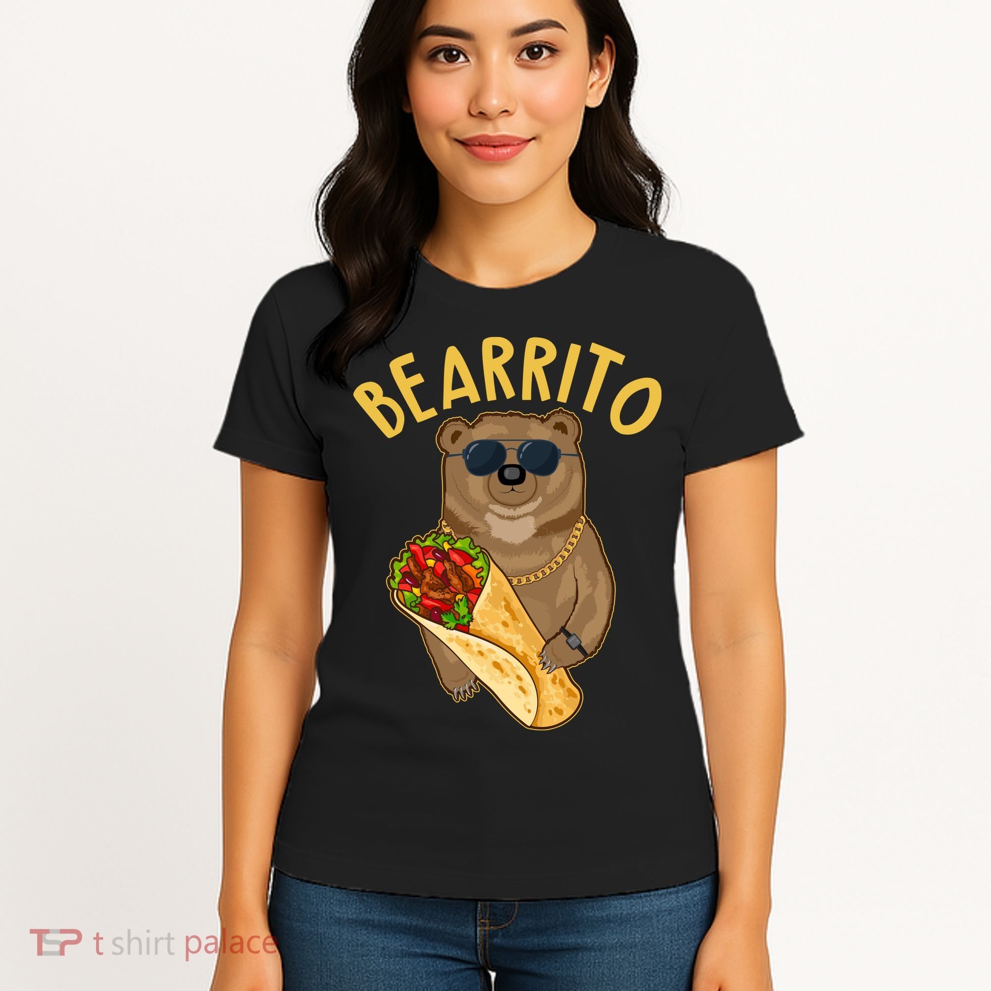 Funny Bearrito Bear Women's T-Shirt
