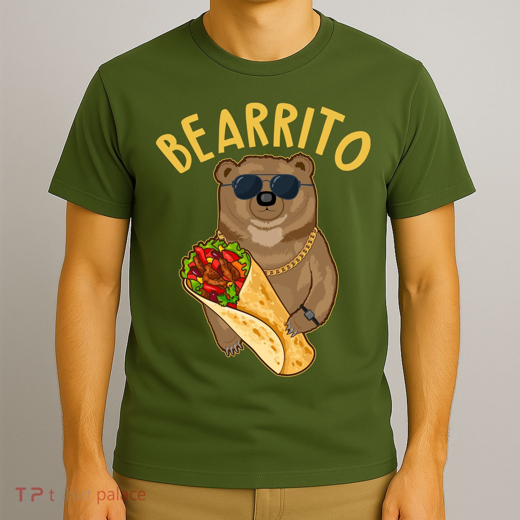 Funny Bearrito Bear T-Shirt
