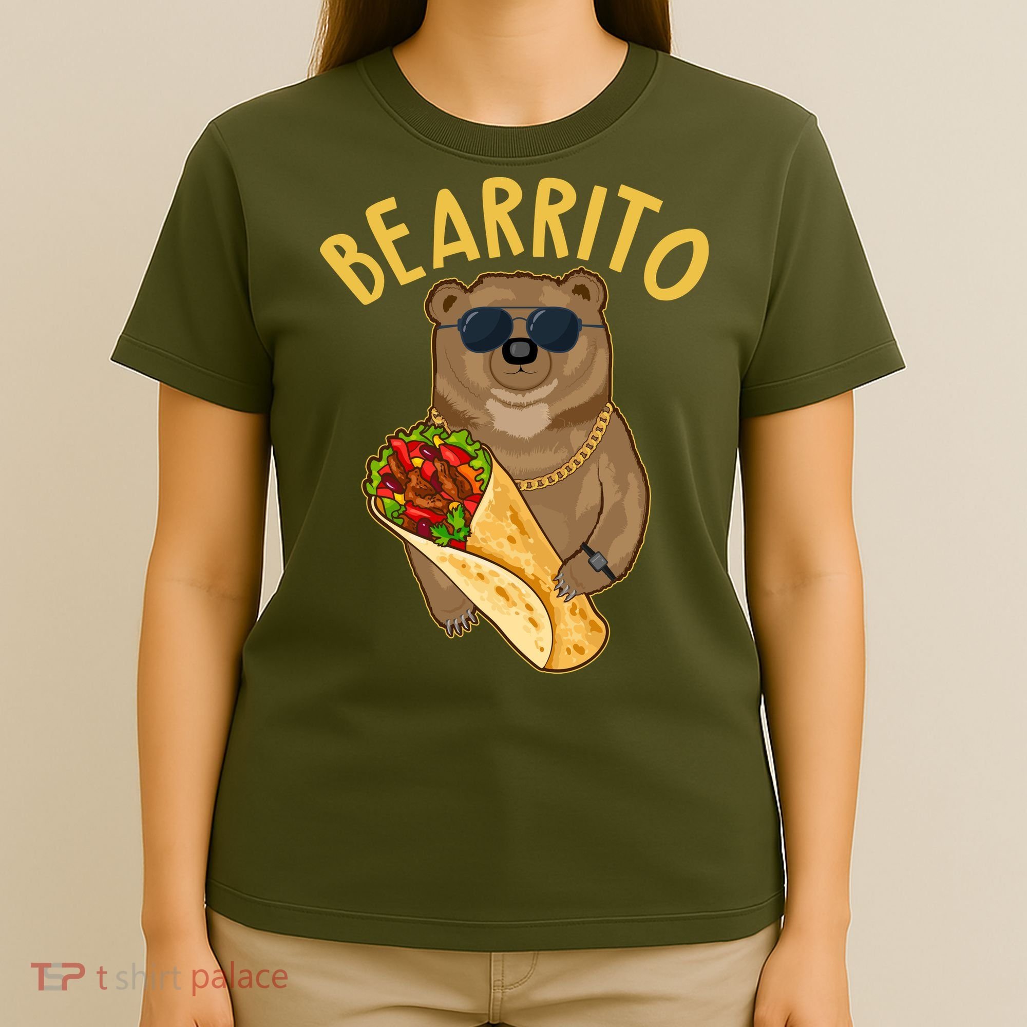 Funny Bearrito Bear T-Shirt