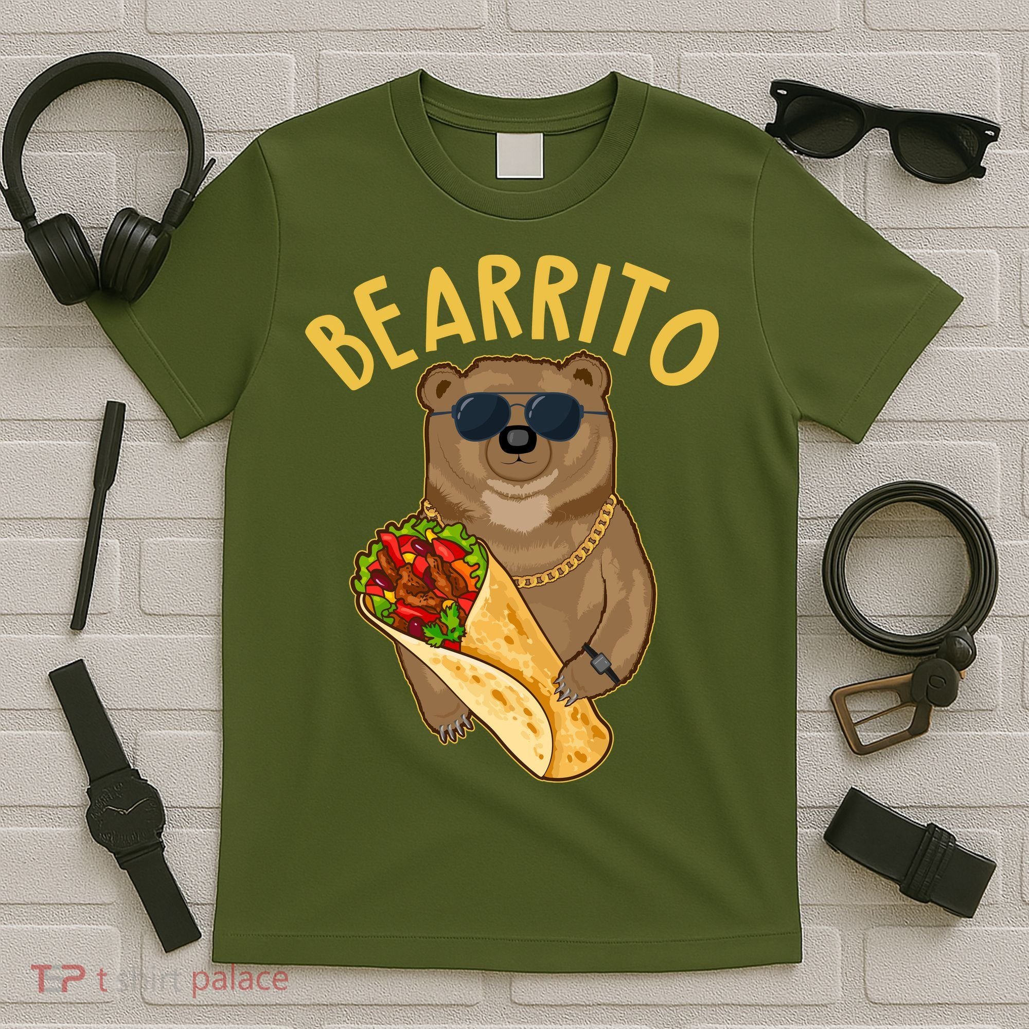 Funny Bearrito Bear T-Shirt