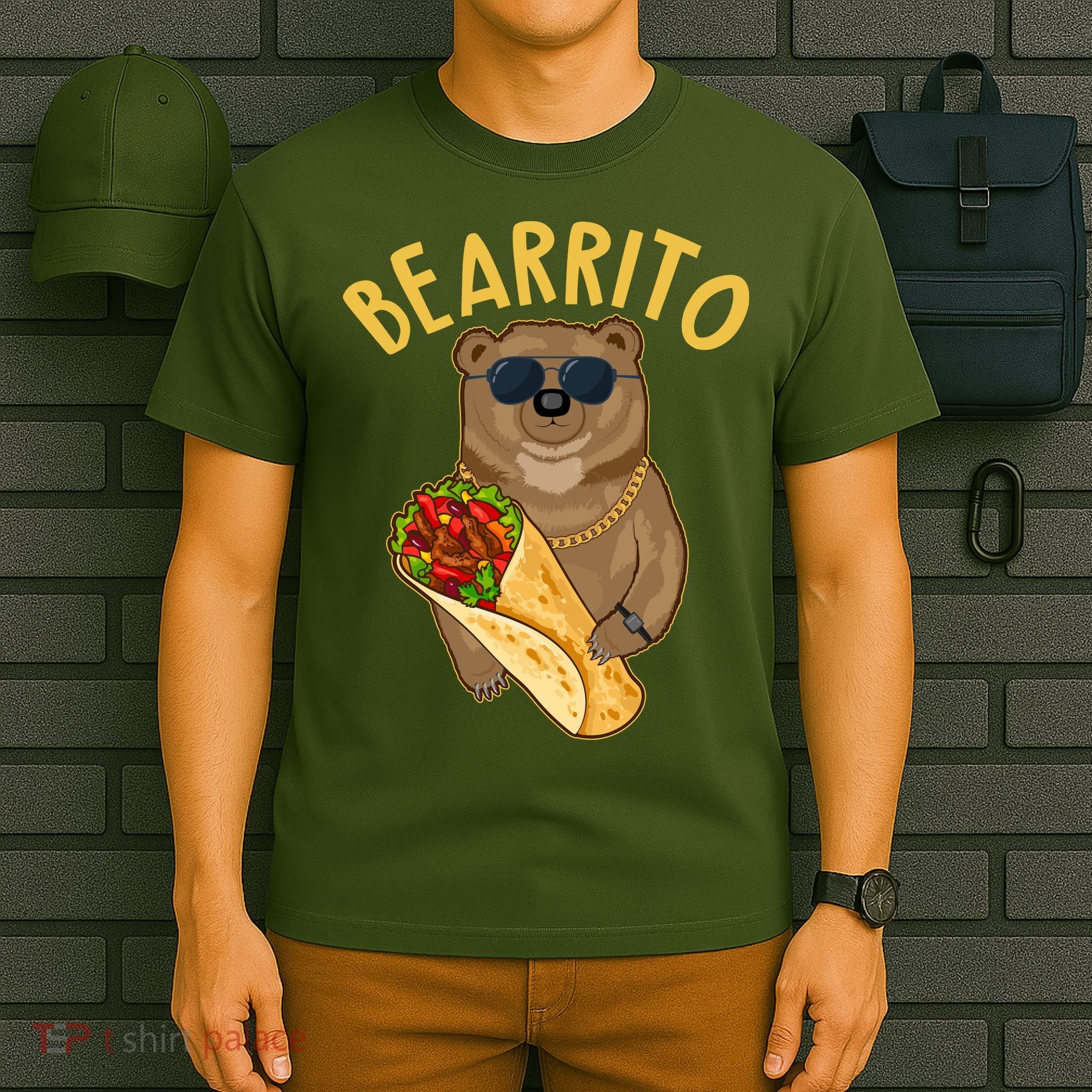 Funny Bearrito Bear T-Shirt