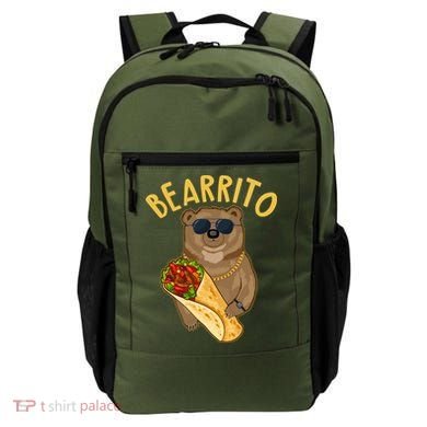 Funny Bearrito Bear Backpack