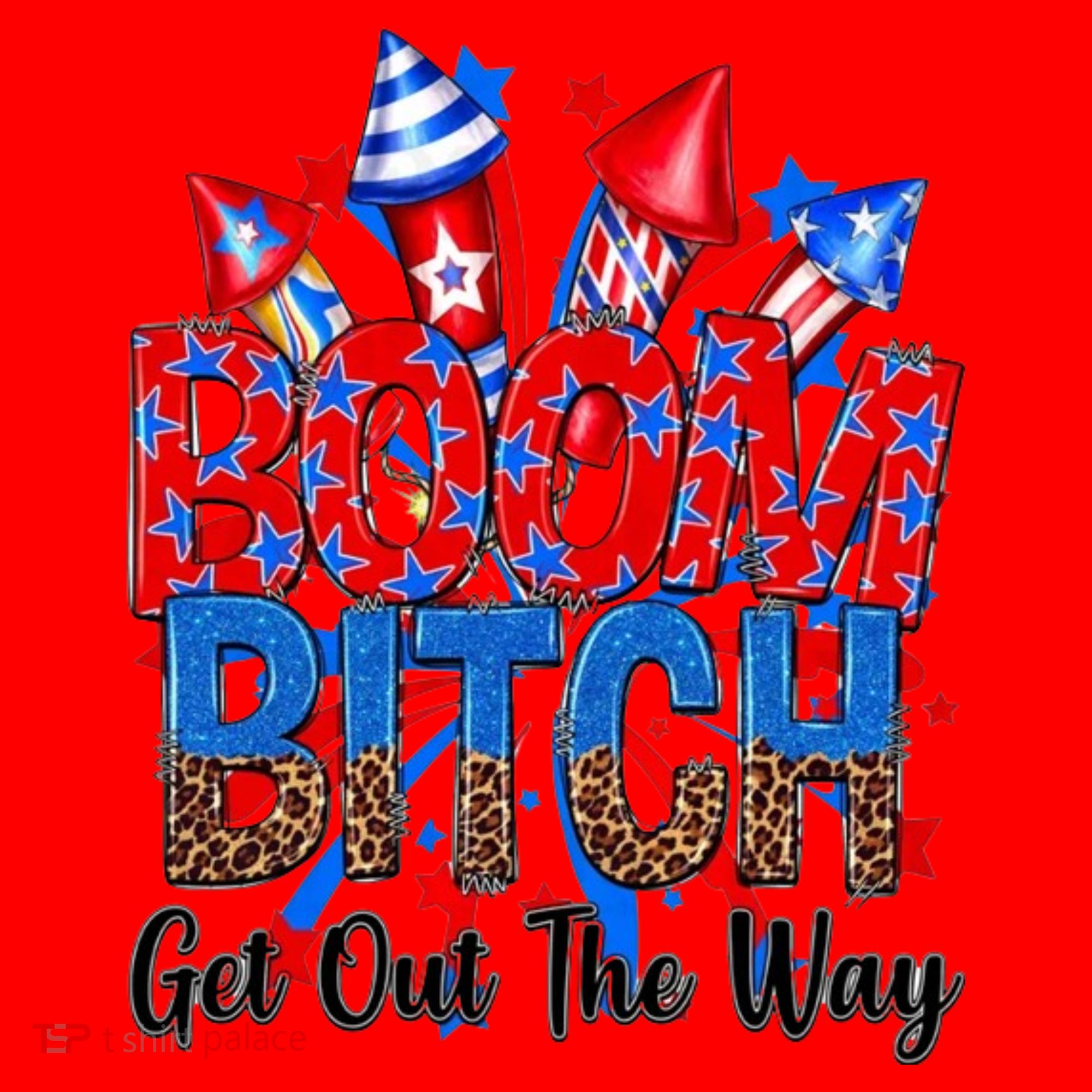 Funny Boom Bitch Get Out The Way Santa Hat
