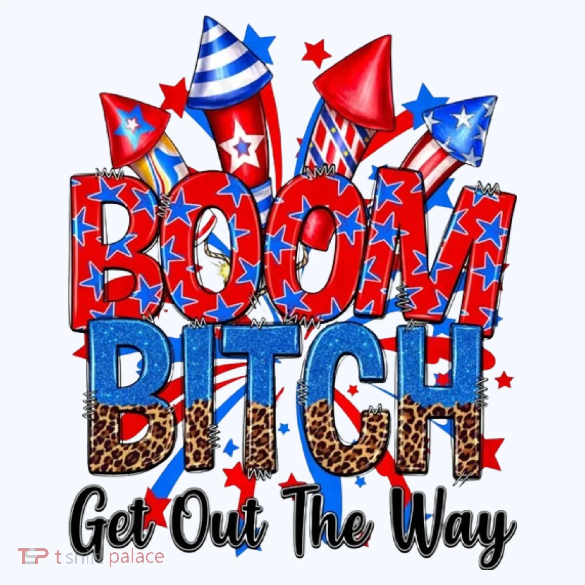Funny Boom Bitch Get Out The Way Hoodie