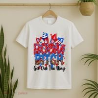 Funny Boom Bitch Get Out The Way T-Shirt thumb 2