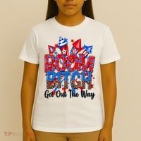 Funny Boom Bitch Get Out The Way T-Shirt thumb 4