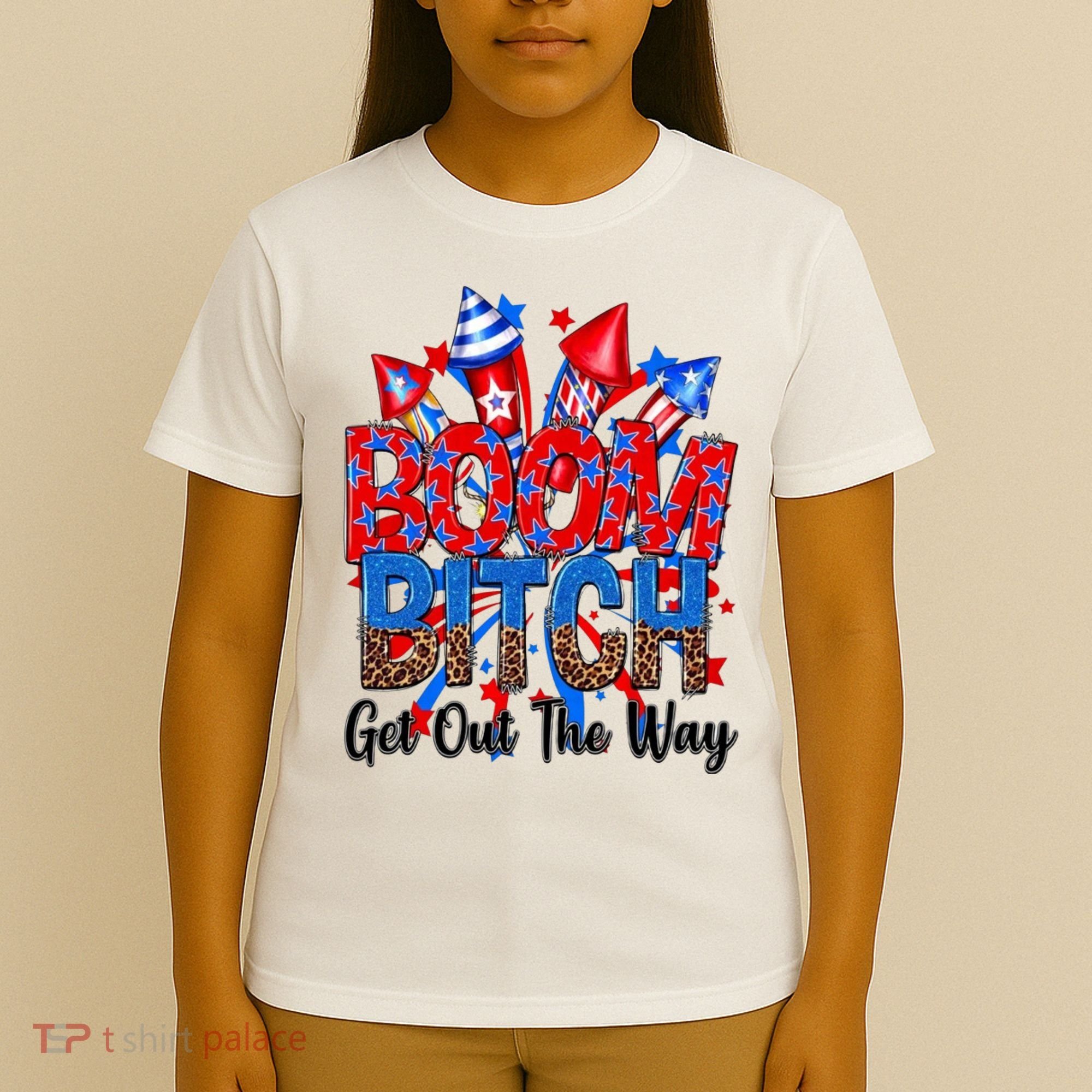 Funny Boom Bitch Get Out The Way T-Shirt