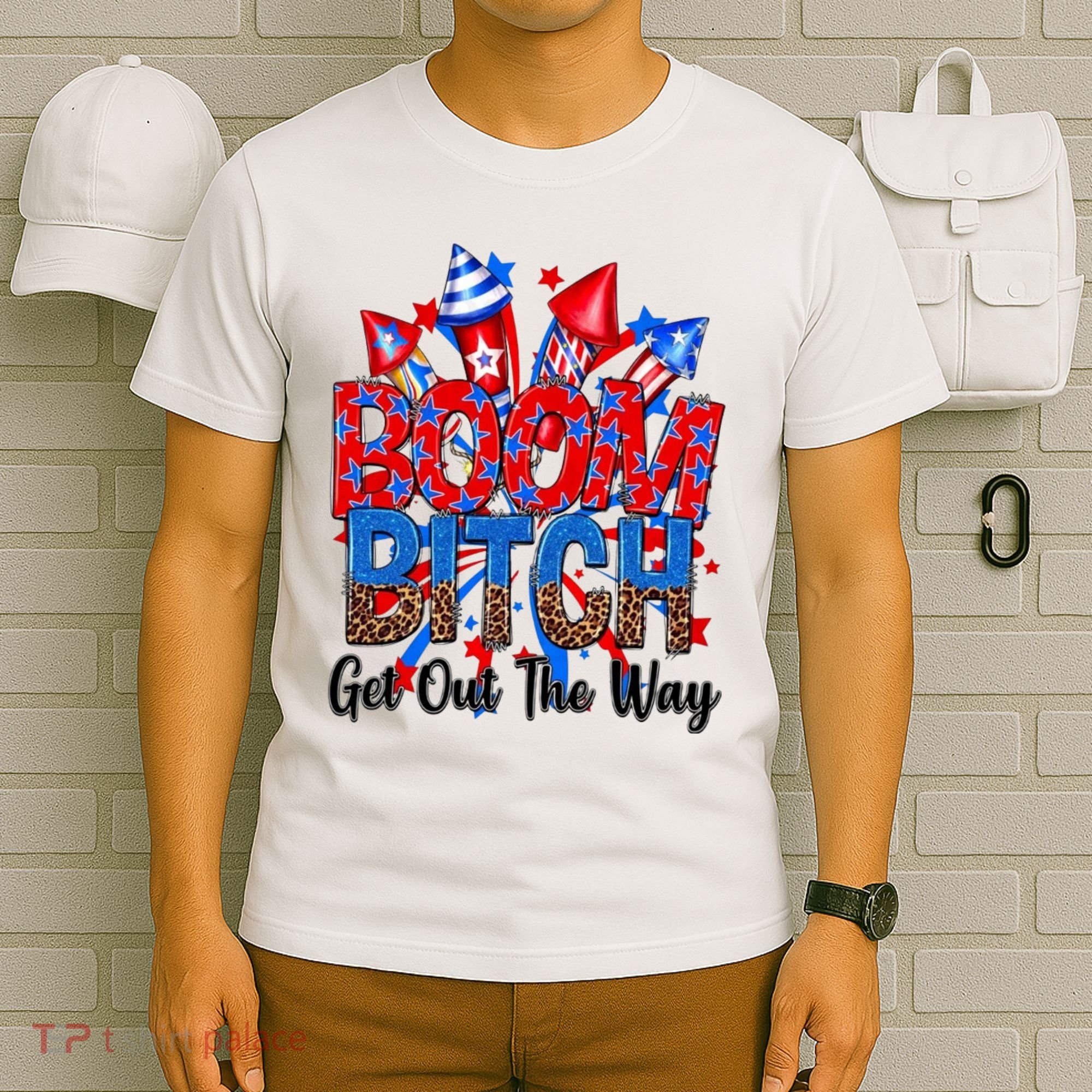 Funny Boom Bitch Get Out The Way T-Shirt