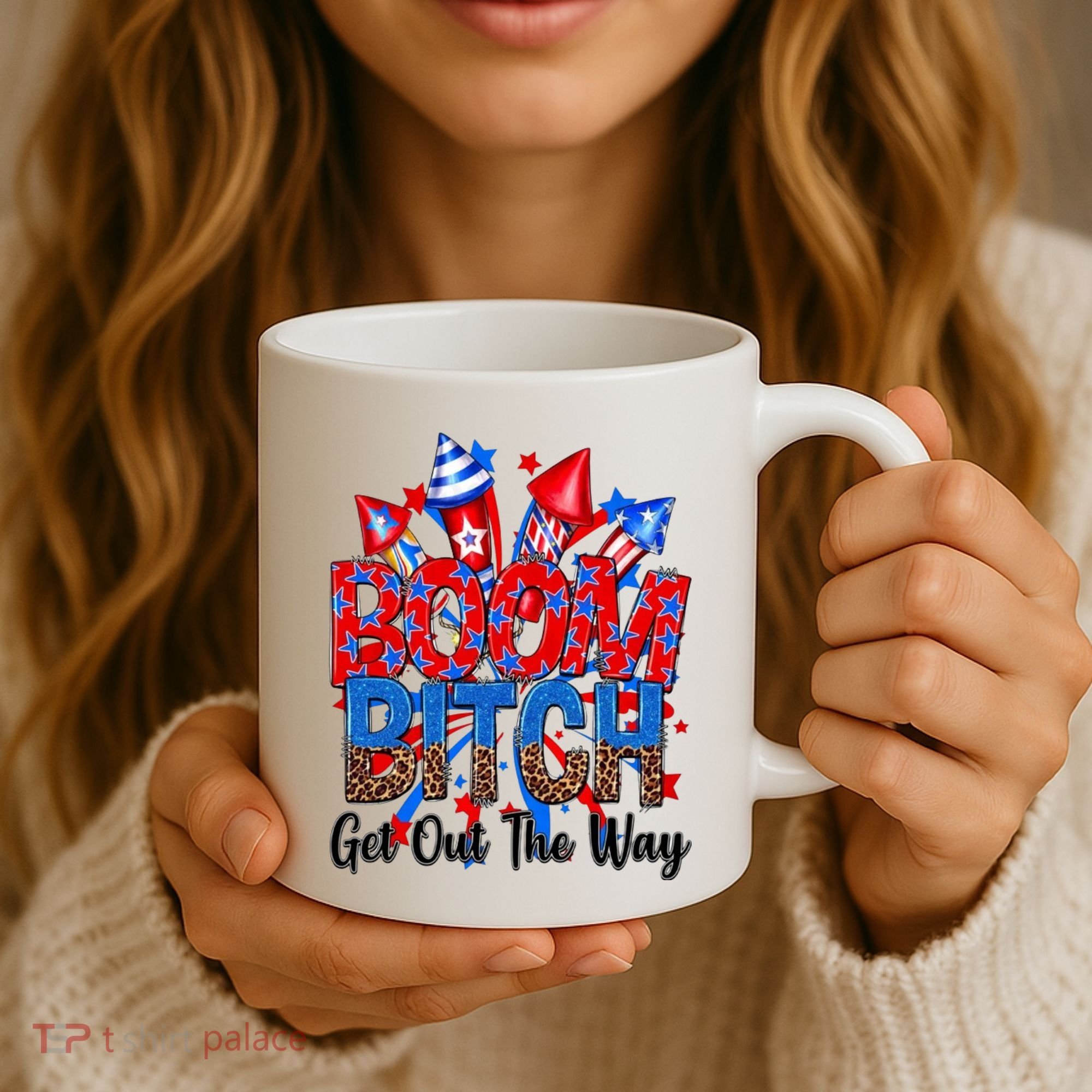 Funny Boom Bitch Get Out The Way Coffee Mug