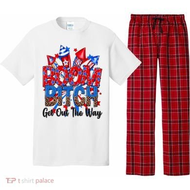 Funny Boom Bitch Get Out The Way Pajama Set