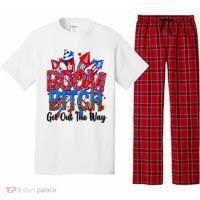 Funny Boom Bitch Get Out The Way Pajama Set thumb 0