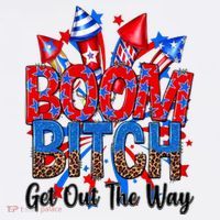 Funny Boom Bitch Get Out The Way Women's Tank Top thumb 5