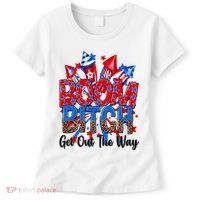 Funny Boom Bitch Get Out The Way Women's T-Shirt thumb 0