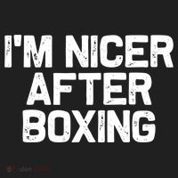 Funny Boxer Boxing Coach IM Nicer After Boxing Cool Gift Hat thumb 2
