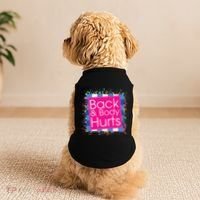 Funny Back Body Hurts Doggie Tank thumb 2