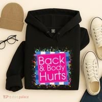 Funny Back Body Hurts Hoodie thumb 4