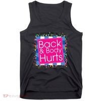 Funny Back Body Hurts Tank Top thumb 0