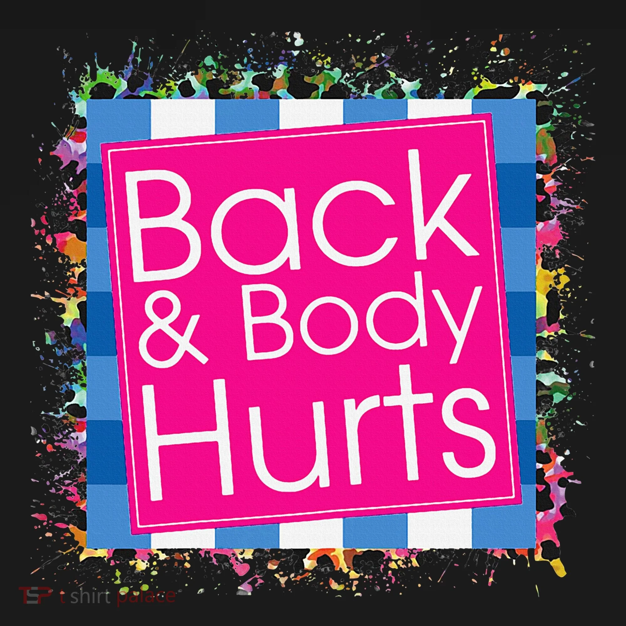Funny Back Body Hurts Women's Long Sleeve Shirt