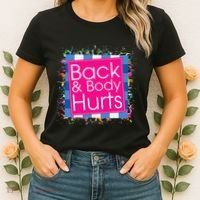 Funny Back Body Hurts Women's T-Shirt thumb 2
