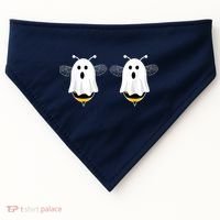 Funny Boo Bees Couples Halloween Costume USA-Made Doggie Bandana thumb 0
