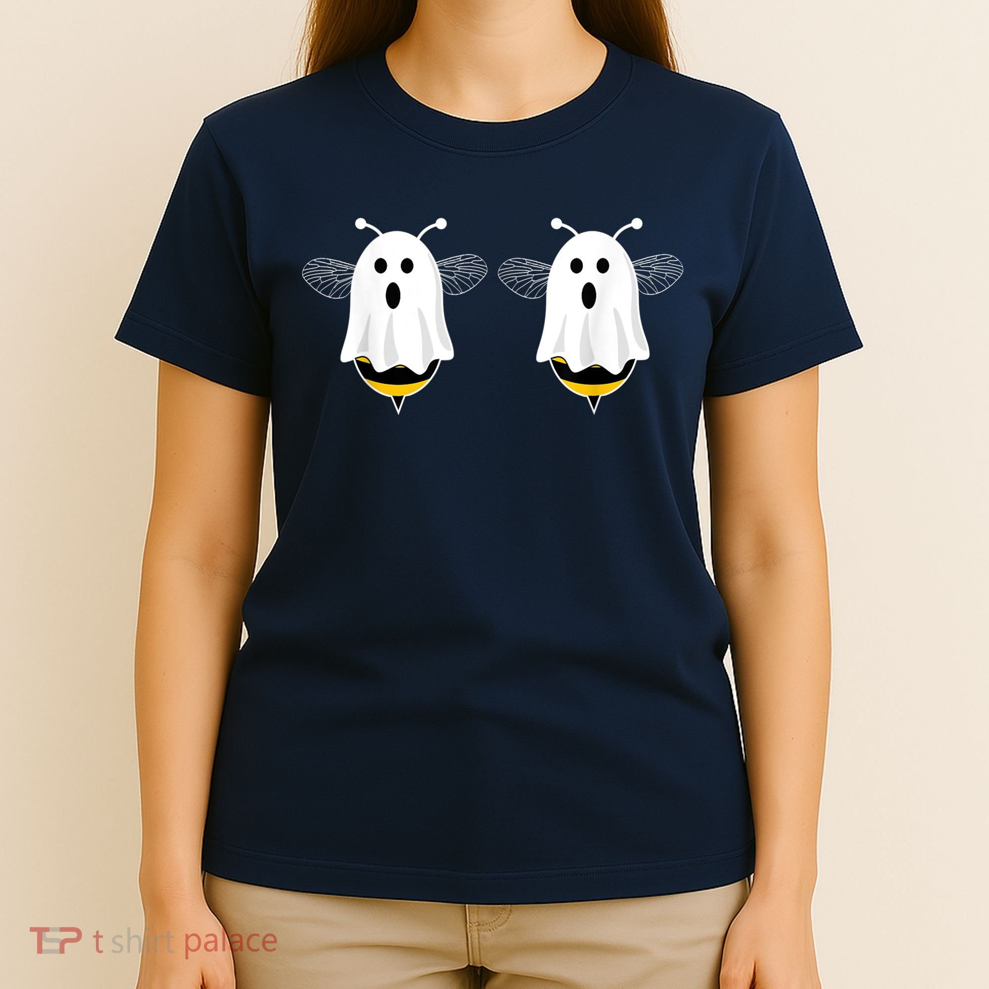 Funny Boo Bees Couples Halloween Costume T-Shirt