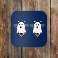 Funny Boo Bees Couples Halloween Costume Coaster thumb 0