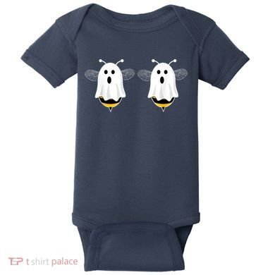 Funny Boo Bees Couples Halloween Costume Baby Bodysuit