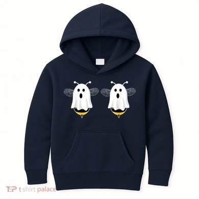 Funny Boo Bees Couples Halloween Costume Kids Hoodie
