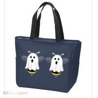 Funny Boo Bees Couples Halloween Costume Tote Bag thumb 3