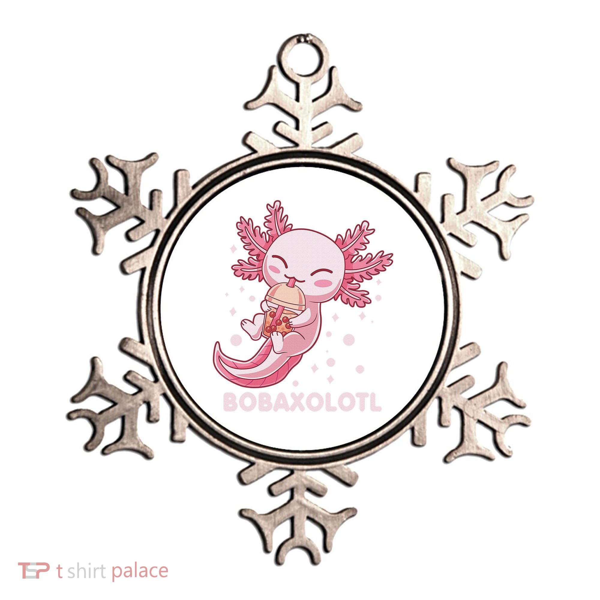 Funny Bobaxolotl Boba Tea Bubble Milk Kawaii Axolotl Anime  Ornament