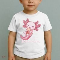 Funny Bobaxolotl Boba Tea Bubble Milk Kawaii Axolotl Anime  Toddler T-Shirt thumb 2